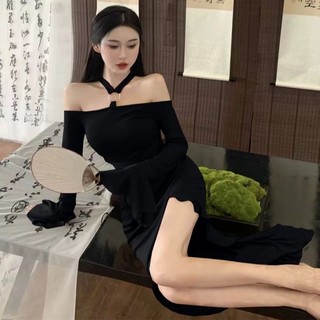 ĐẦM BODY CỘT CỔ CỰC SANG CHẢNH DBL90