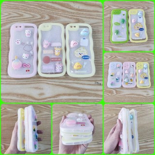 Ốp lưng iPhone 6 6S 6plus / 7plus 8plus / iPhone 11 / 11 Pro dẻo hình nổi viền lượn sóng bảo vệ camera