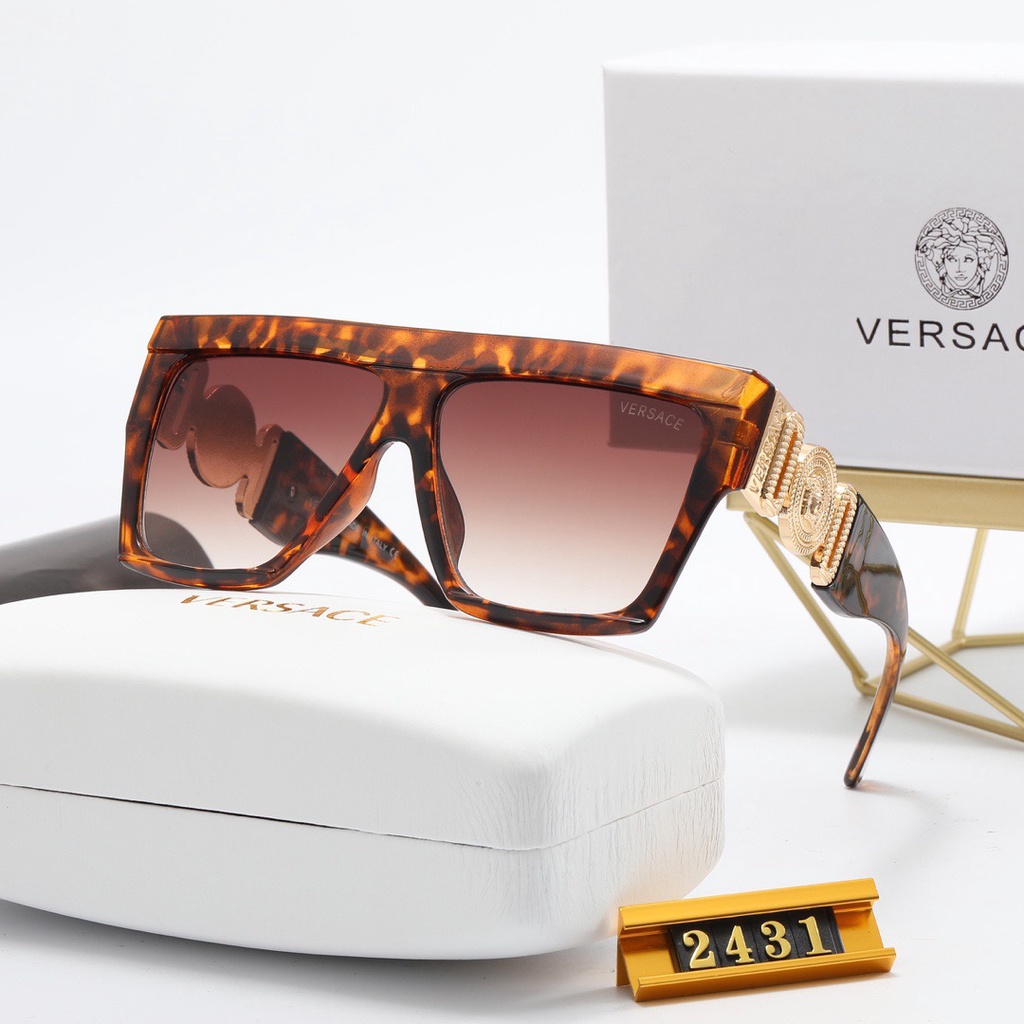 Kính Mát Versace 2022 Chống Nắng 5 Màu Tùy Chọn Chất Lượng Cao Thời Trang Đi Biển Cho Nam Và Nữ