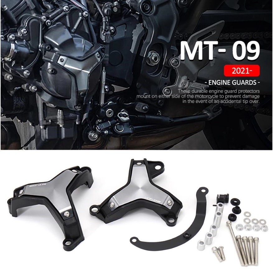 Khung Bảo Vệ Động Cơ Trượt Chống Va Đập Cho YAMAHA MT-09 MT09 2021 2022