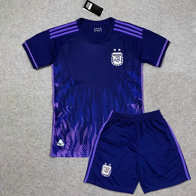 🔥Sét > Áo đá bóng tuyển Argentina ❌Chất Vải mè thái > Rẻ Vô Địch