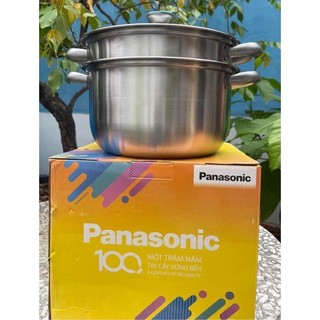 Bộ nồi xửng hấp Panasonic inox 24cm