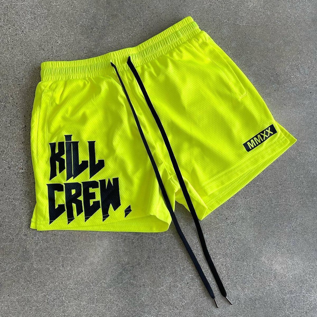 Quần Short Thể Thao Phối Lưới Thoáng Khí Thời Trang Mùa Hè Mới Cho Nam