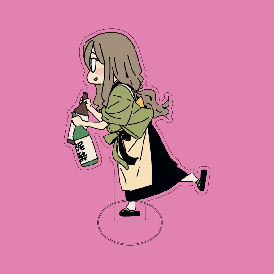 (8CM) Mô hình Standee LYCORIS RECOIL Quán cà phê bất ổn ver PHỤC VỤ mica trong acrylic trưng bày anime chibi