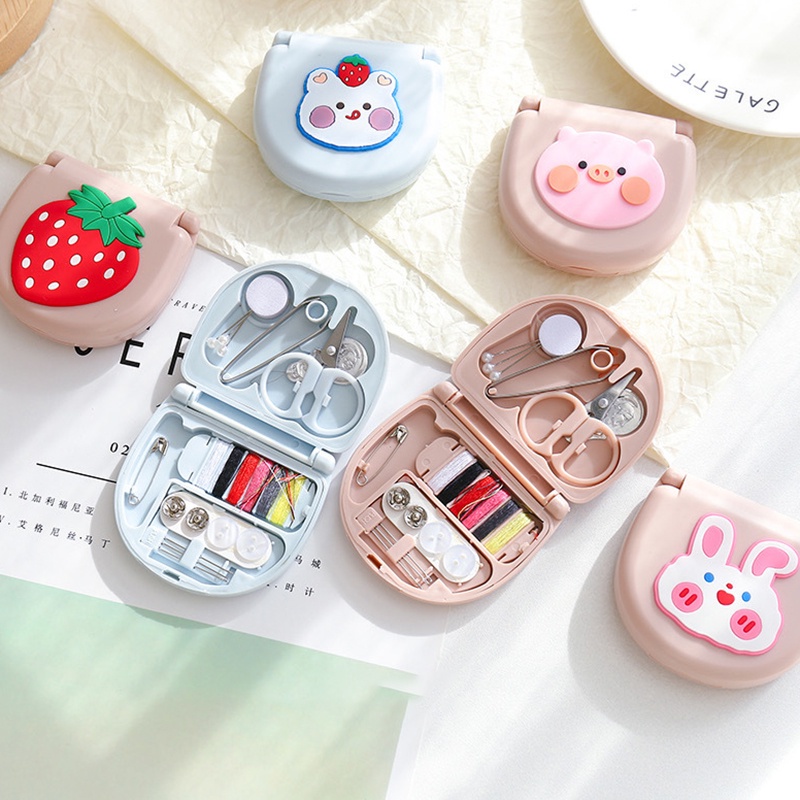 Hộp Dụng Cụ May Vá mini Họa Tiết Hoạt Hình Dễ Thương