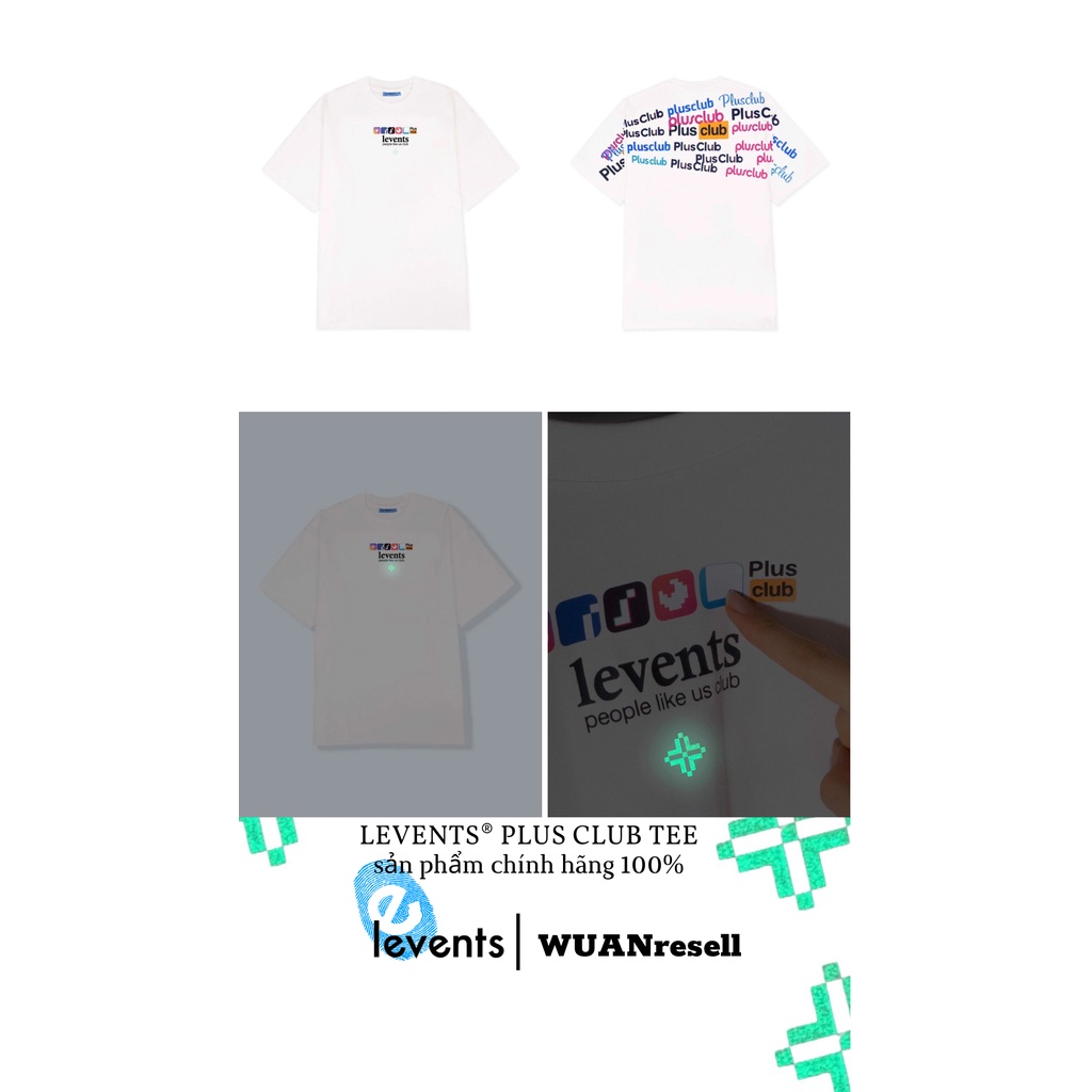 LEVENTS® PLUS CLUB TEE ) SEASON2021 Chính Hãng