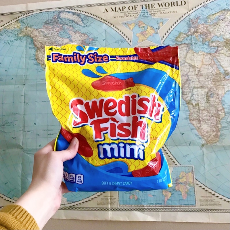 Kẹo Dẻo Trái Cây Hình Cá Swedish Fish bịch 816g