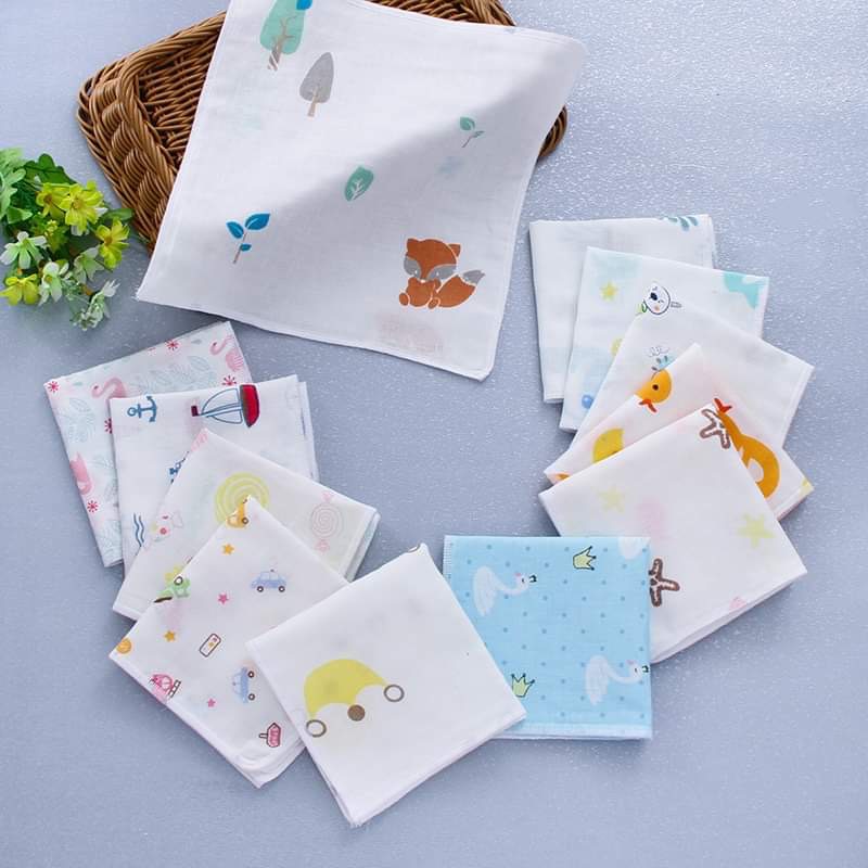 Set 10 Khăn Sữa Sợi Tre⚡️FREE SHIP⚡️Set 10 Khăn Sữa Sợi Tre, Khăn Sữa Xô 2 Lớp Cho Bé