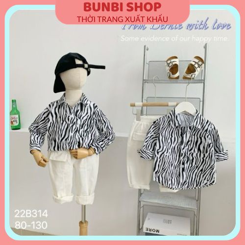 Sét bộ bé trai,sét sơ mi họa tiết ngựa vằn siêu đẹp cho bé,hàng việt nam xuất khẩu chuẩn