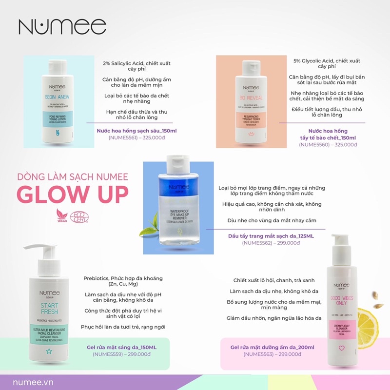 Tinh chất Numee làm trắng, chống nhăn da Niacinamide 10%_30ML