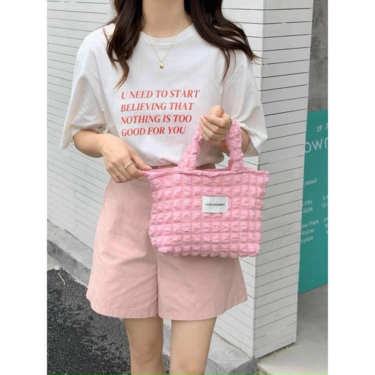 Túi Đựng Hộp Cơm Trưa In Họa Tiết Thời Trang Xinh Xắn Cho Nữ DUYÊN CƯỜNG