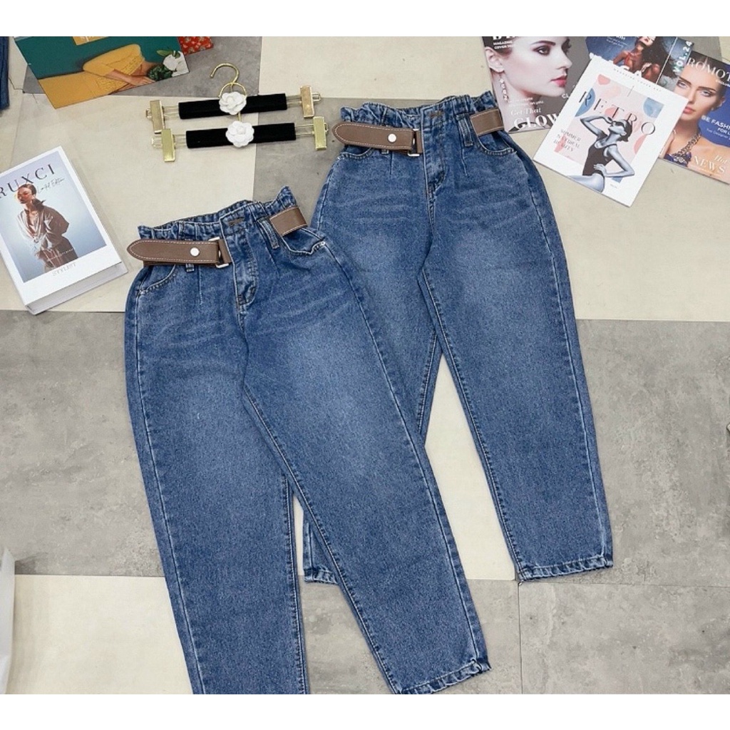 Quần bò jean nữ kiểu dáng Baggi  Hàng Quảng Châu cao cấp