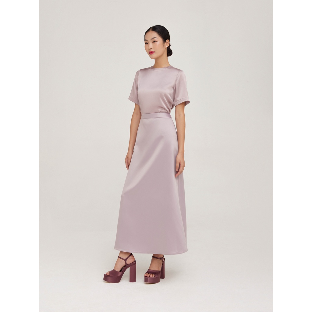 Chân váy Mauve Premium satin skirt