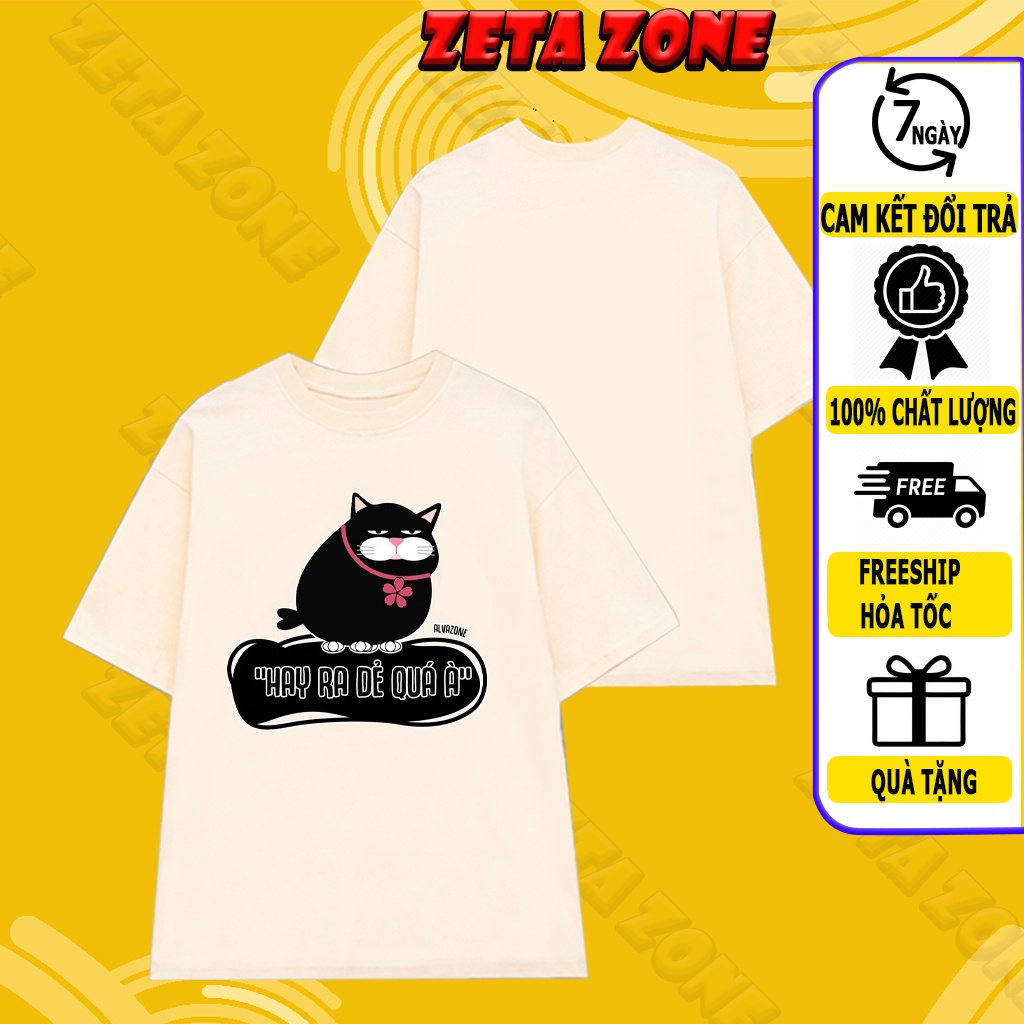 Áo hài hước hay ra dẻ nam nữ tay lỡ Áo thun form rộng unisex freesize chất 100% cotton xịn form mặc cực ulzzang
