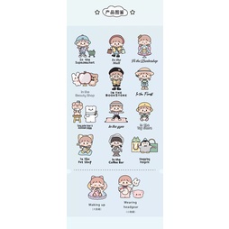 ★Hgtoys★  Búp Bê Trang Trí Cửa Hàng Zhuodawang Series Có Hộp Quà Tặng Trang Trí Thời Thượng