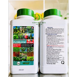 FLORILEGE ULTRA (500ml) - Phân Bón Lá Sinh Học Nhập khẩu Pháp