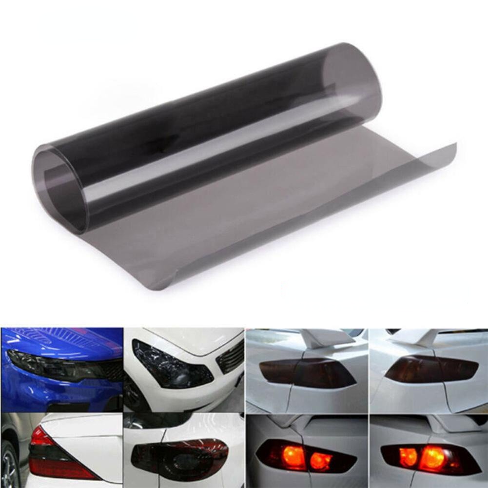 Xps 30x 100cm 1 cuộn bóng đèn khói vinyl film tint đèn pha bọc đèn hậu