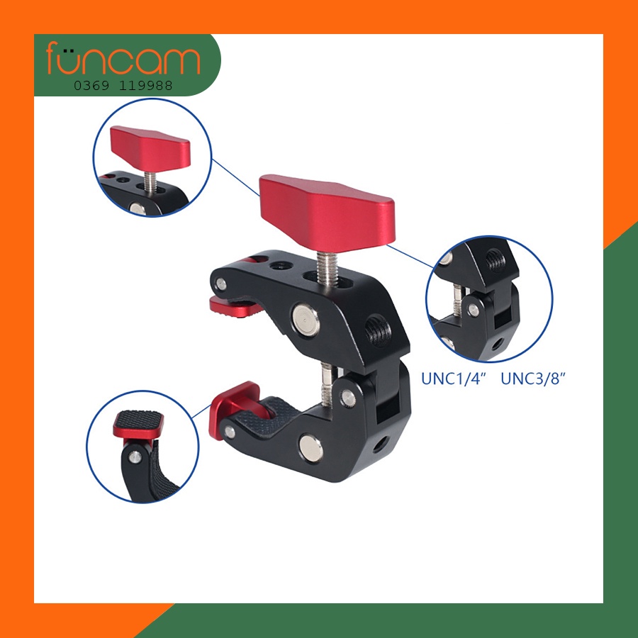 Kẹp càng cua cho máy ảnh, studio