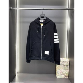 Áo nỉ hoodie thome brown khóa zip - áo hoodie thome unisex nam nữ chất liệu nỉ da cá