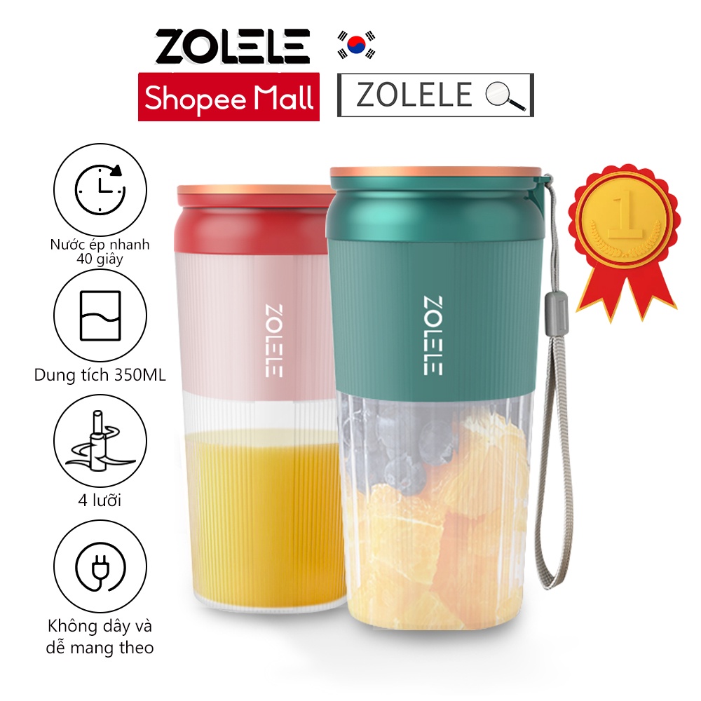 Máy xay cầm tay ZOLELE ZI100 - Dung tích 350ML - Chính hãng