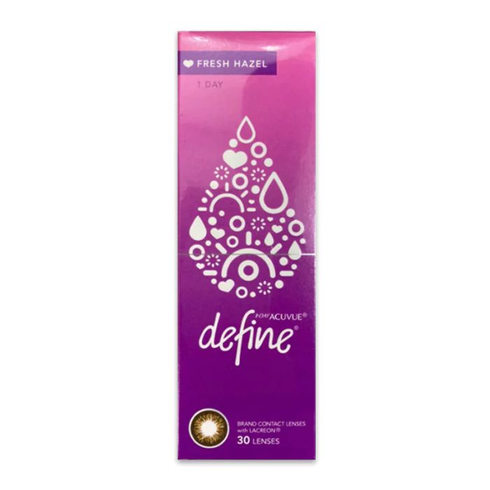 Kính áp Tròng 1-Day Acuvue Define Fresh Hazel 30 Pack