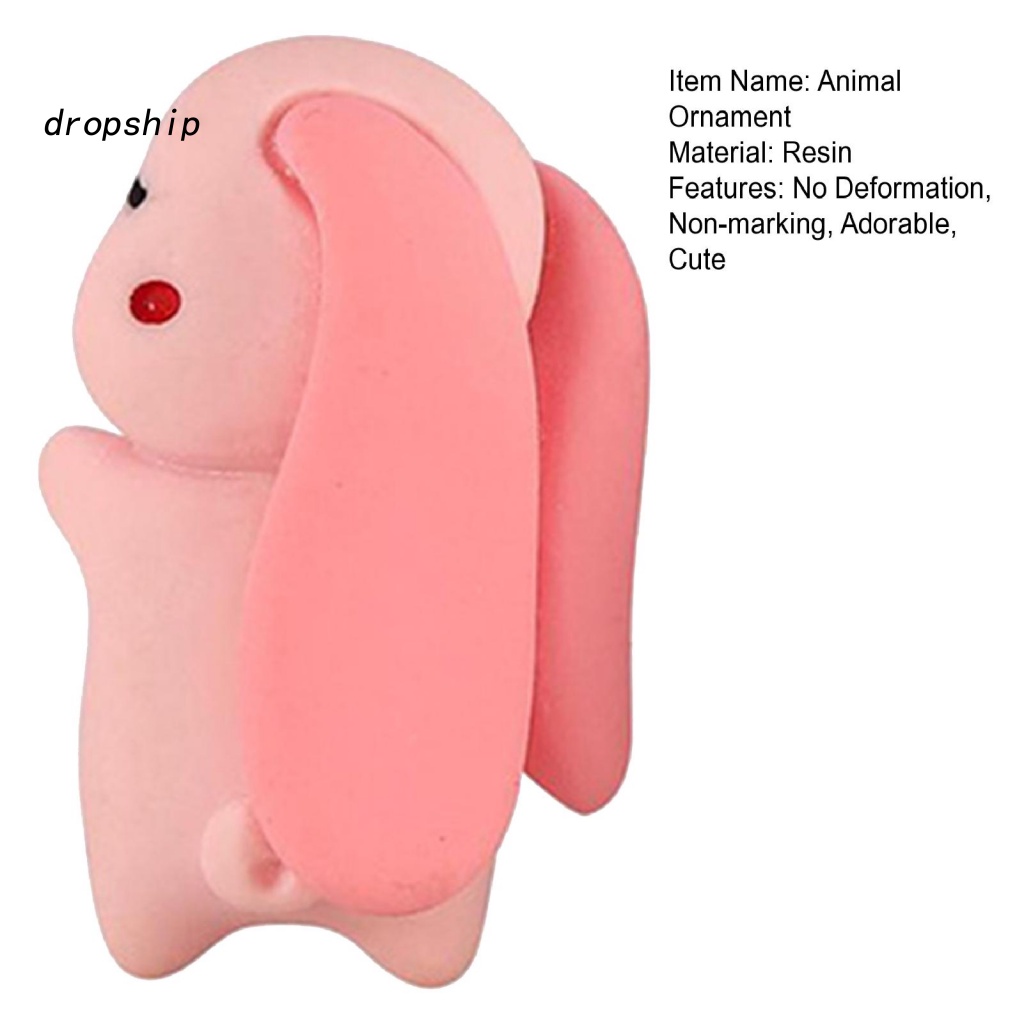 Đồ trang trí Vịt Vàng / Thỏ / Vịt Bằng Nhựa Resin Không Để Lại Dấu Vết Trang Trí Xe Hơi