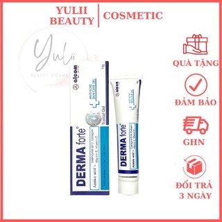 Derma Forte - Kem Giảm Mụn Ngừa Thâm Trứng Cá, Mụn Ẩn, Mụn Đầu Đen, Dưỡng Trắng Da Tuýp 15g Hàng Chính Hãng