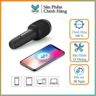 Micro Karaoke Bluetooth Kèm Loa Bluetooth Mini Cao Cấp WS-900 Nâng giọng cực chất Loa Bluetooth Karaoke Cầm Tay