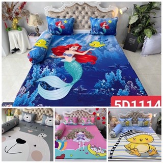 Bộ drap ga thun ý 5D không mền