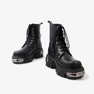 Giày boots Warrior Boots - Boots chiến binh nạm đế kim loại nam nữ cực chiến Déluge