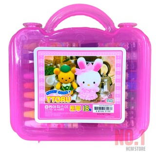 Hộp 18 cây bút sáp tô màu ttoru d.a p&t hàn quốc - văn phòng phẩm no.1