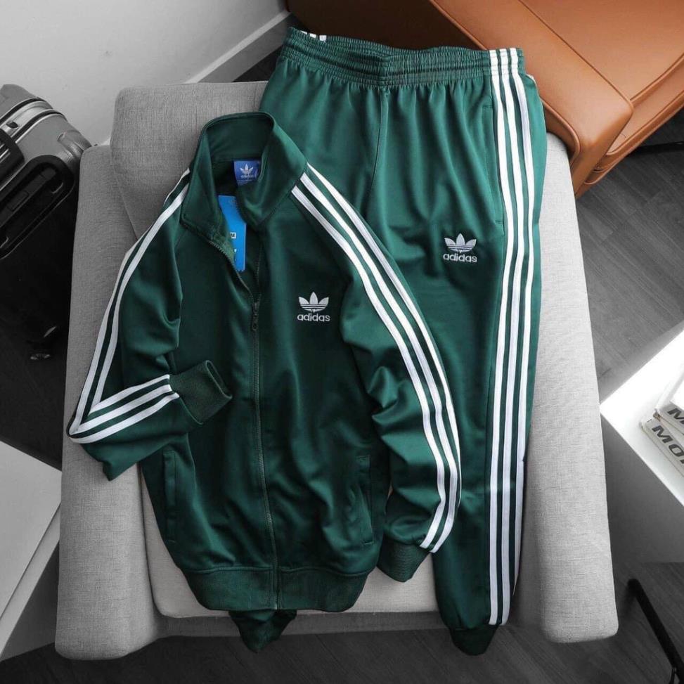 Bộ thể thao adidas nam vải Umi thêu logo chắc chắn, bộ quần áo adidas thu đông phong cách thể thao ™️