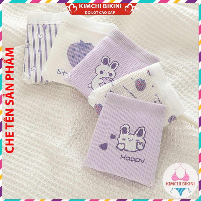 quần trong nữ cotton vải mềm cao cấp KIMCHIBIKINI quần nót nữ dễ Thương mềm mại thoáng mát siêu đẹp QL031