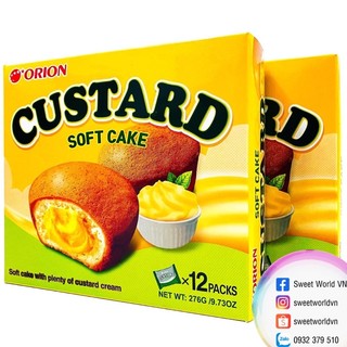 Bánh Custard trứng sữa / socola Lotte - Hàn Quốc