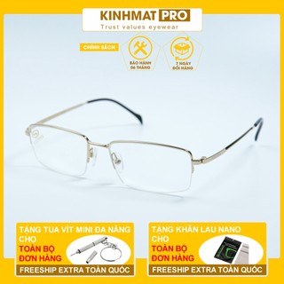 Gọng kinh nửa gọng cao cấp Stepper S1-30029 titan Kính mắt Pro