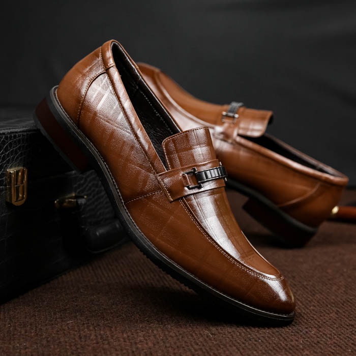 Giày nam đẹp da thật Manzano phong cách công sở sang trọng M66635