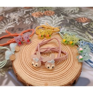 Set 2 Dây Cột Tóc Hình thú Cho Bé (Màu Ngẫu Nhiên)