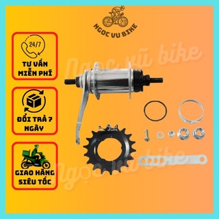 Cụm phanh chân phanh đạp ngược xe đạp Fixed Gear 36 lỗ