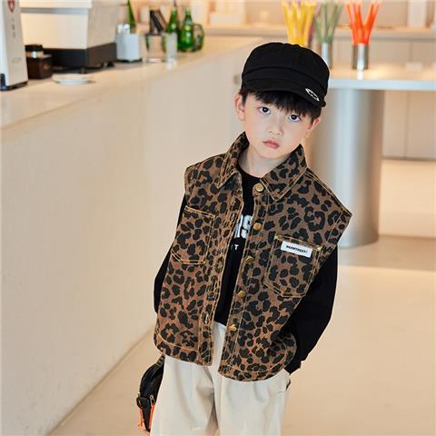 Áo Không Tay Thiết Kế Mới Thời Trang Mùa Xuân Thu Dành Cho Bé Trai