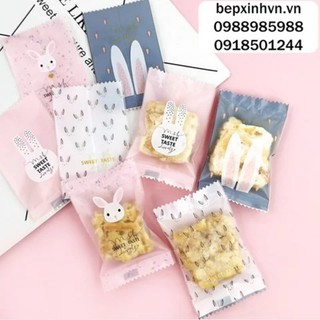 Túi hàn đựng bánh kẹo Thỏ Sweet Taste 5.5x8.5