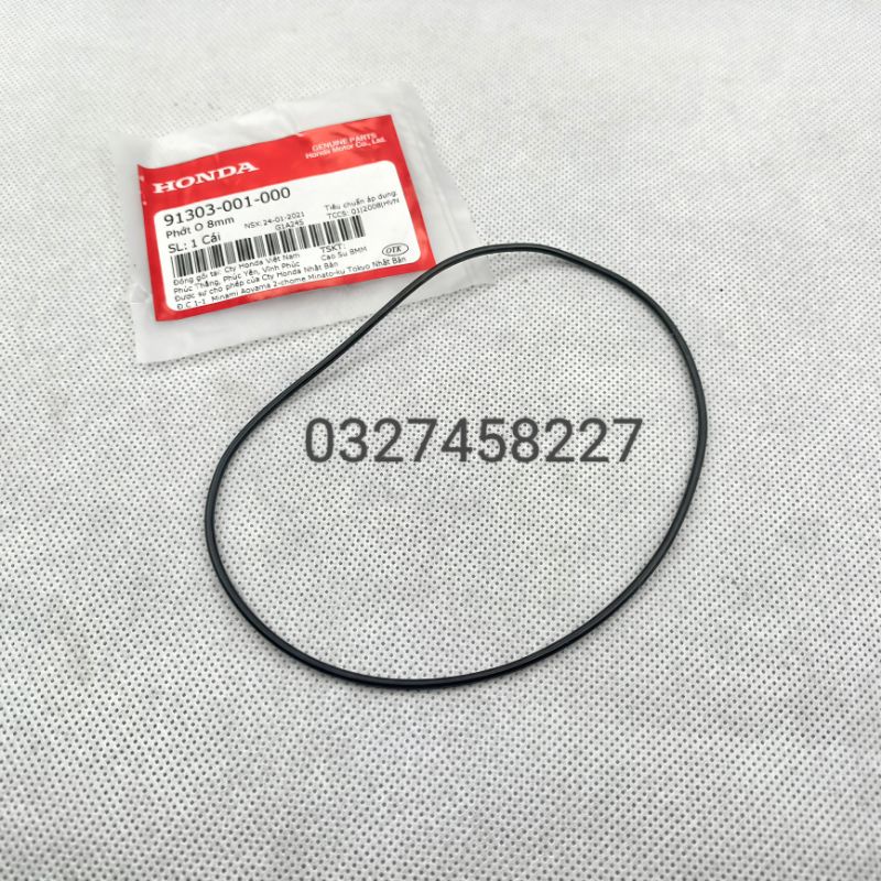 Phớt O 8mm, ron nắp tấm chắn dầu, chặn nhớt DREAM, WAVE,  FUTURE.... zin