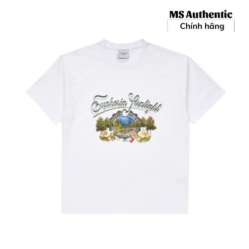 Áo phông ADLV Lisa·greenery artwork authentic trắng full size - áo thun Acme De La Vie cotton cho nam và nữ