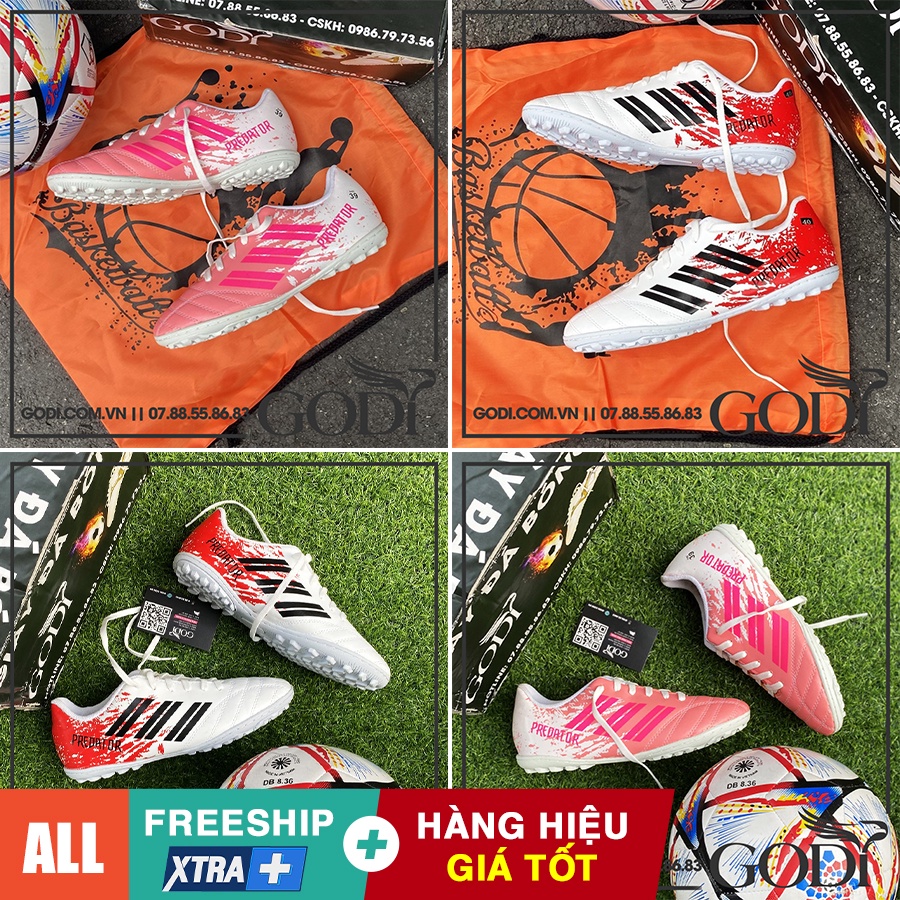 Size 36 đến 44, Giày đá bóng rẻ đẹp KHÂU FULL ĐẾ nam nữ, con gái, trẻ em đủ size 36-37-38-39-40-41-42-43-44 - Godi Sport