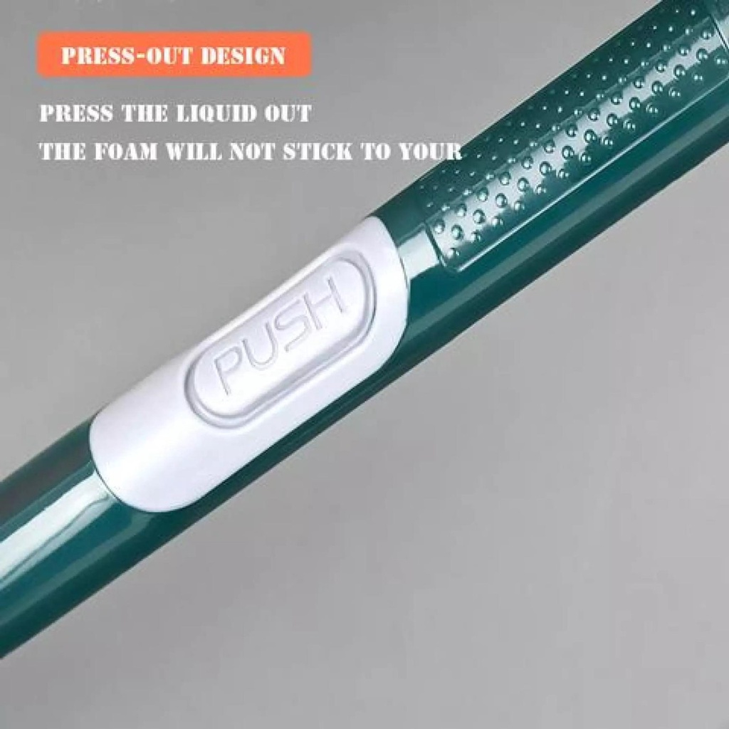 Chổi Cọ Toilet Bằng Silicon Có Bình Chứa Xà Phòng Tiện Dụng