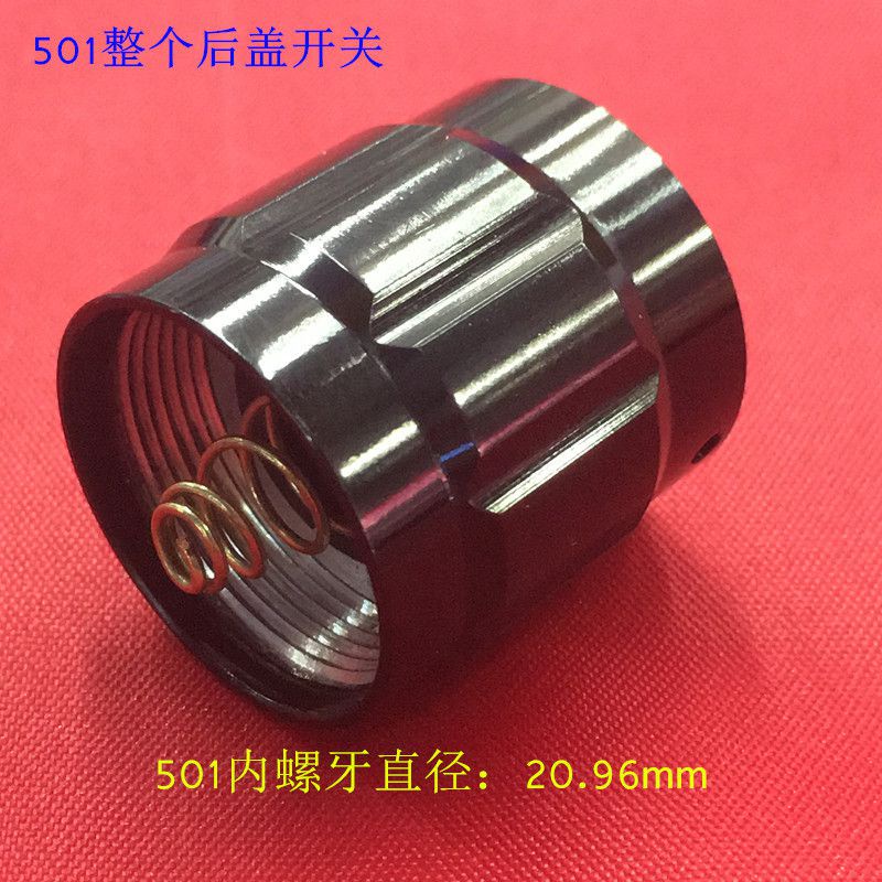 Bộ Công Tắc Nút Bấm Thay Thế Cho Đèn Pin C8 C12 501A / 501B / 501D / 502B / 502D