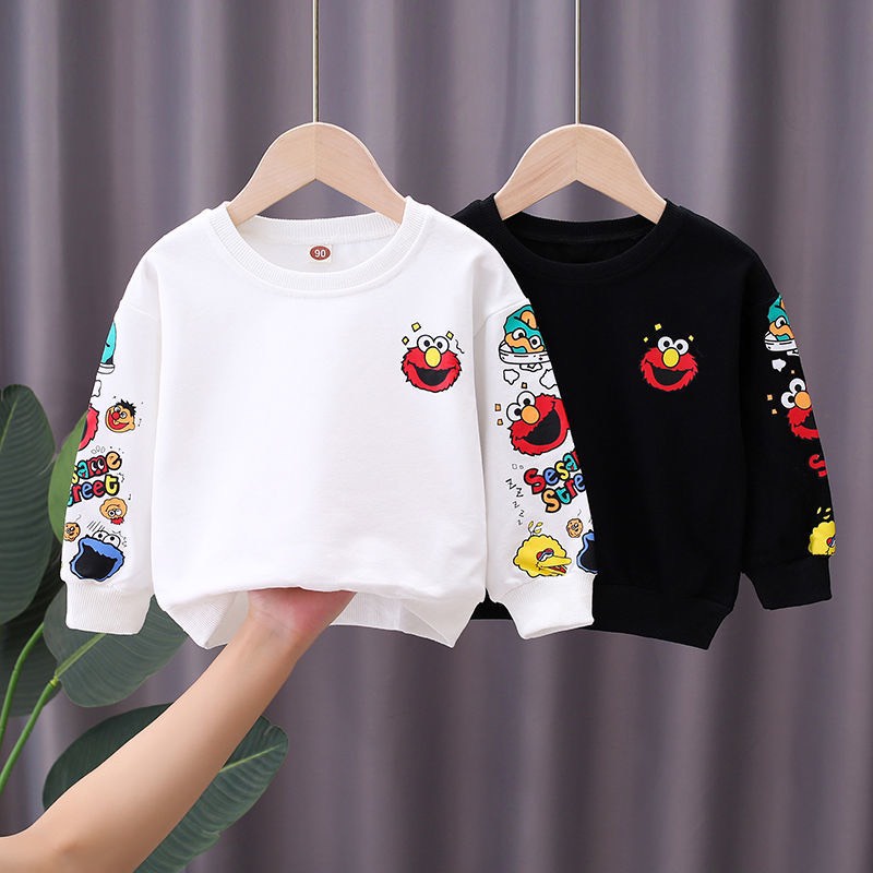 Áo phông dài tay monter chất nỉ da cá cao cấp cho bé trai, bé gái từ 7-28kg - SÂU SHOP
