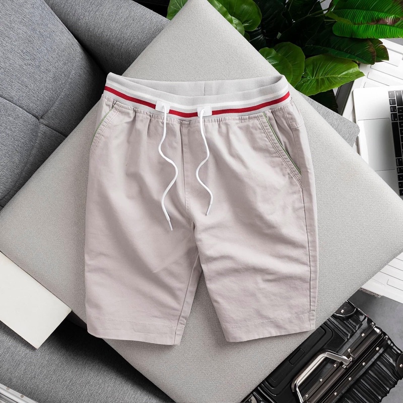 Quần sọt kaki nam lưng thun LD99