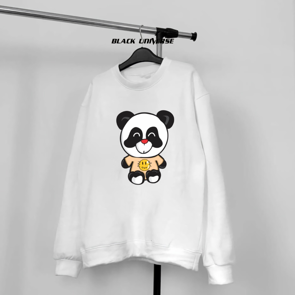 Áo Sweater Panda Gấu Trúc Azila TD115 - Áo Nỉ Nam Nữ Tay Dài Thu Đông Phong Cách Hàn Quốc Hình Panda