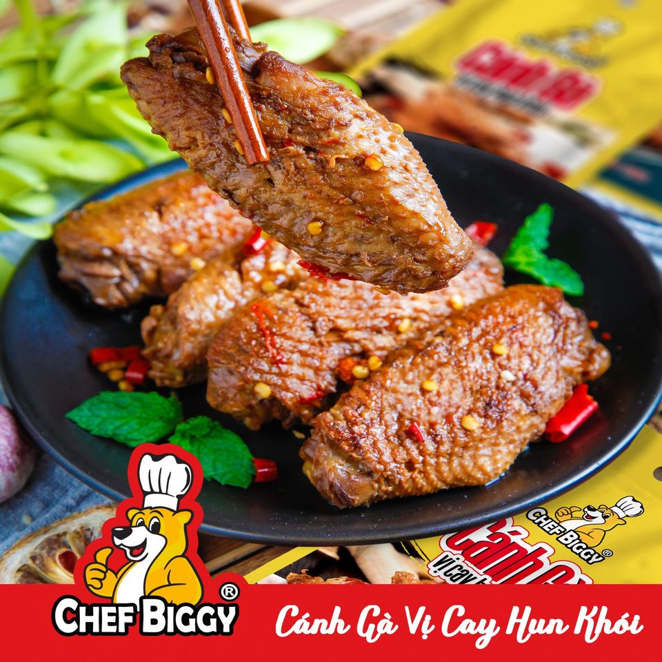 Cánh Gà CHEF BIGGY siêu ngon chính hãng - Hàng Việt Nam, có chứng nhận vệ sinh an toàn thực phẩm