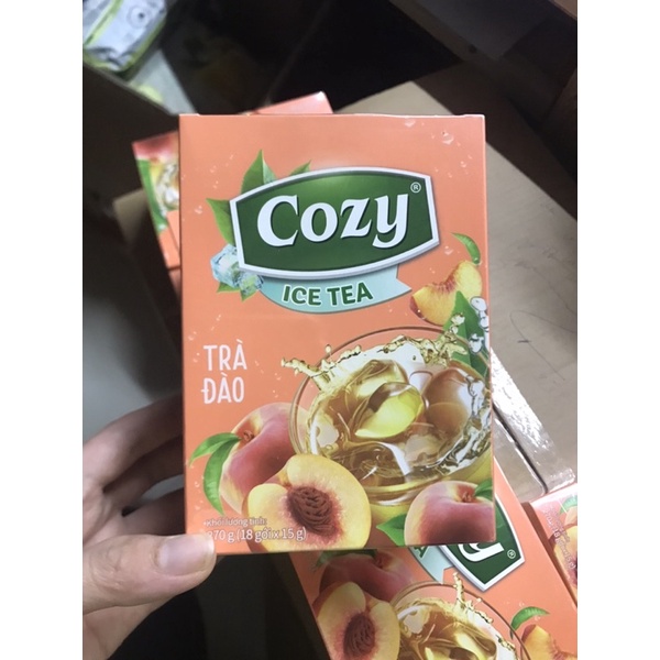 Trà cozy đào hoà tan 270g